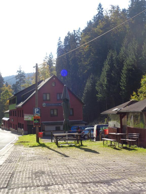 Gasthof Thomas Müntzer Steinheid Exterior foto